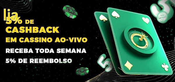 Promoções do cassino ao Vivo lia